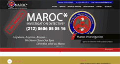 Desktop Screenshot of marocinvestigation.com