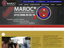 Tablet Screenshot of marocinvestigation.com